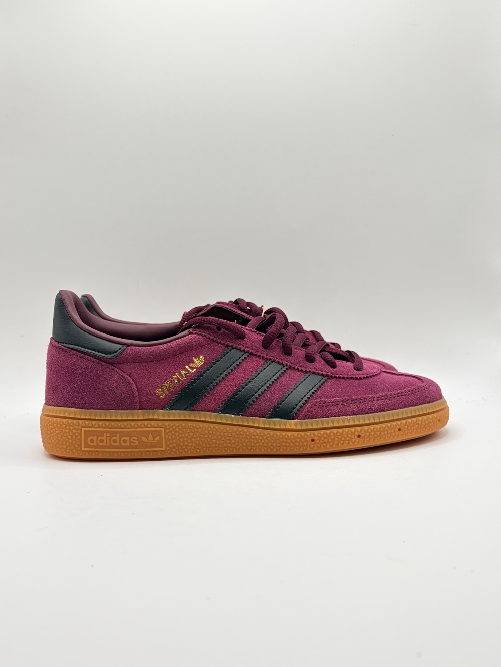 Adidas Handball Spezial Maroon Black Gold Sneakers Size 5 US/ 6 Womens